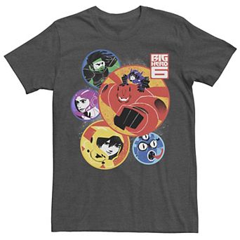 Disney's Big Hero 6 Team In Bubbles Men's Tee