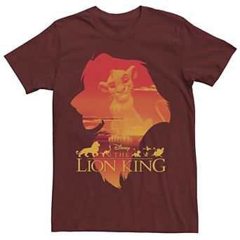 Disney's The Lion King Simba Men's Silhouette Pride Logo Tee