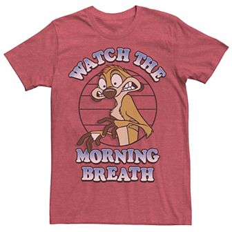 Disney's The Lion King Timon Watch The Morning Breath Men's Tee