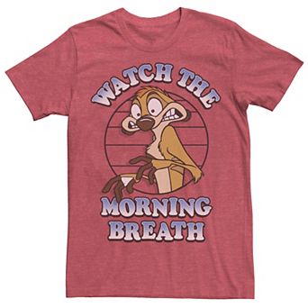 Disney's The Lion King Timon Watch The Morning Breath Men's Tee