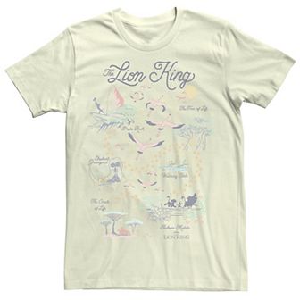 Disney's The Lion King Men's Map Of The World Tee