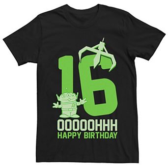 Disney / Pixar's Toy Story Men's Aliens OOOOH Happy 16th Birthday Graphic Tee