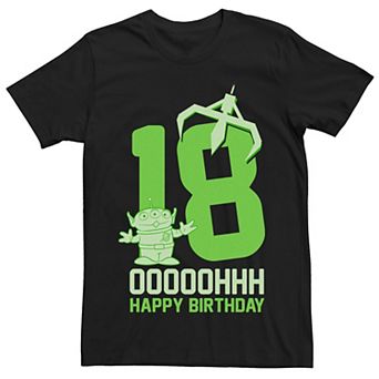 Disney / Pixar's Toy Story Men's Aliens OOOOH Happy 18th Birthday Graphic Tee