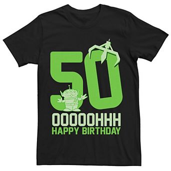 Disney / Pixar's Toy Story Men's Aliens OOOOH Happy 50th Birthday Graphic Tee