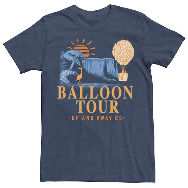 Disney / Pixar's Up Men's Balloon Tour Up And Away 09 Graphic Tee