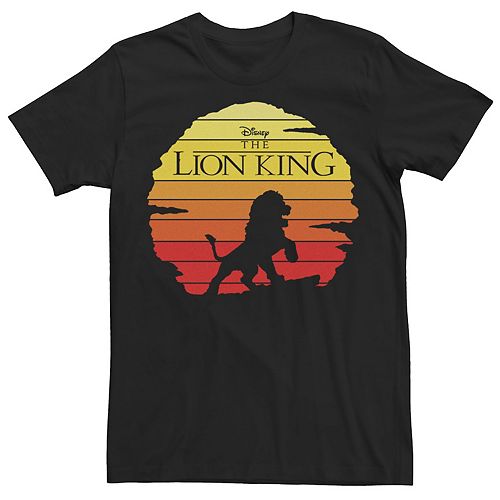 Men's Disney The Lion King Simba Gradient Sunset Tee