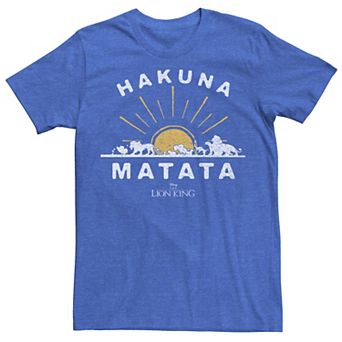 Disney's The Lion King Men's Hakuna Matata Sunrise Horizon Tee