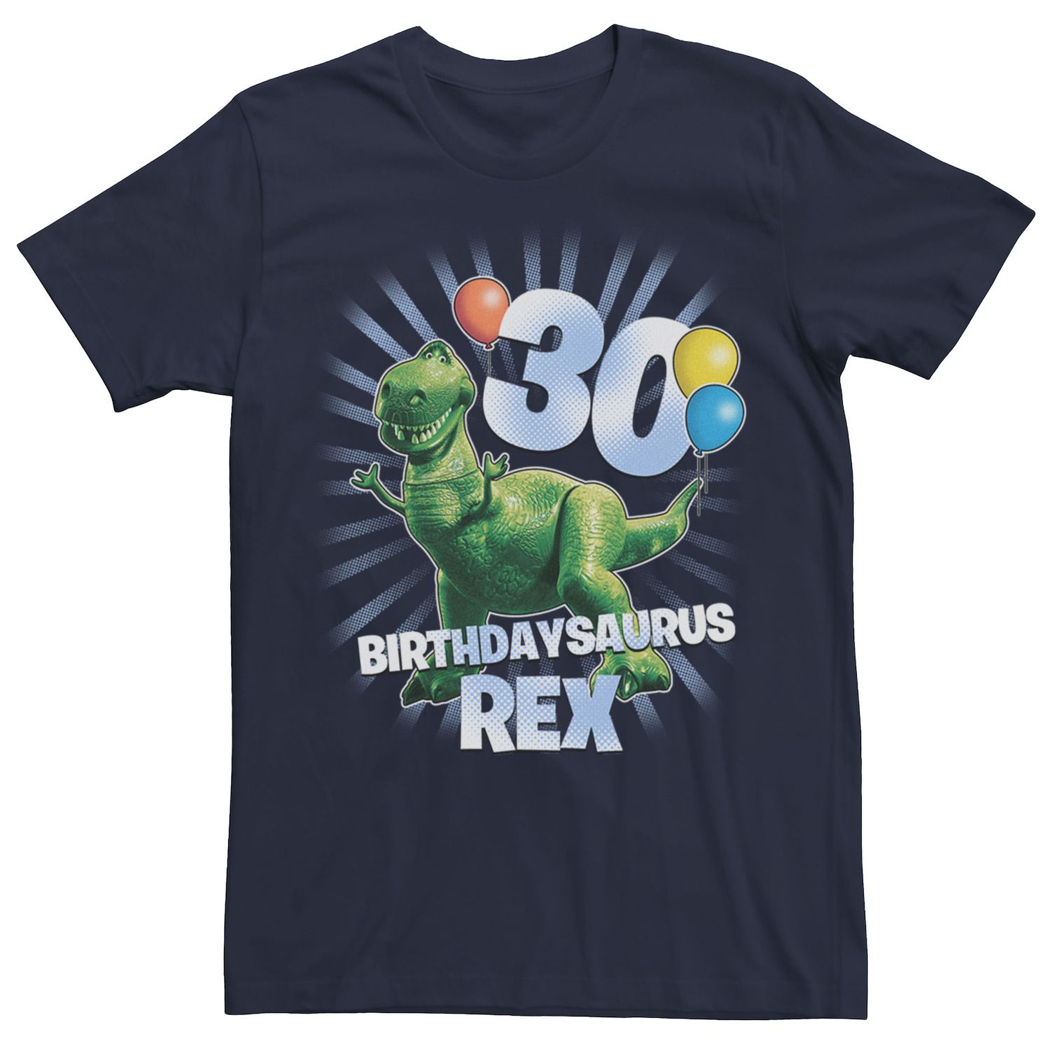 Image for Disney / Pixar Men's Toy Story Birthdaysaurus Rex 30th Birthday Tee at Kohl's.