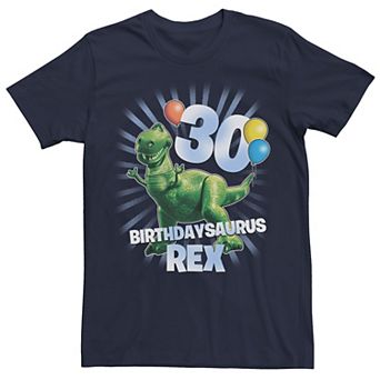 Disney / Pixar's Toy Story Rex Men's Birthdaysaurus 30th Birthday Tee