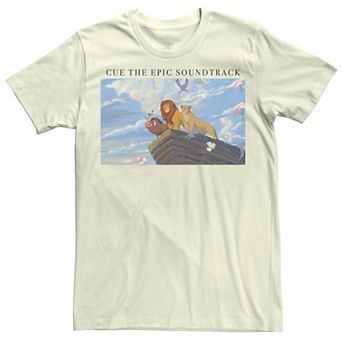 Disney's The Lion King Men's Cue The Epic Soundtrack Tee