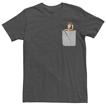 Disney / Pixar's Toy Story Woody Men's Faux Pocket Tee