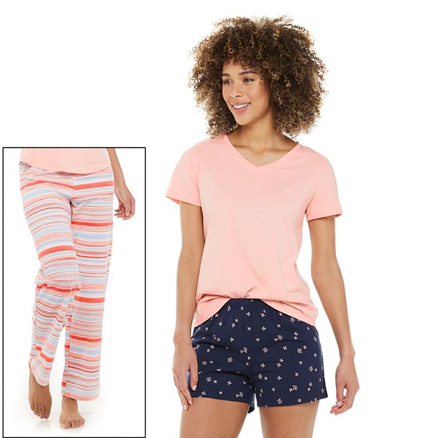 Kohls womens shop pajama shorts