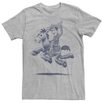 Disney / Pixar's Toy Story Woody Bullseye Men's Sketch Tee