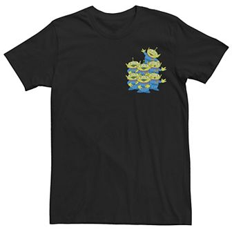 Disney / Pixar's Toy Story Aliens Men's Group Left Chest Tee