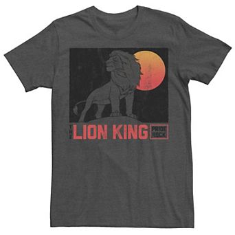 Disney's The Lion King Simba Pride Rock Gradient Sunset Men's Tee
