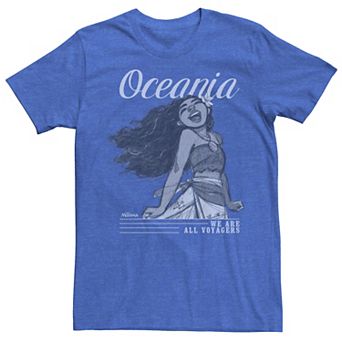 Disney's Moana Men's Sketch Oceania We Are All Voyagers Tee