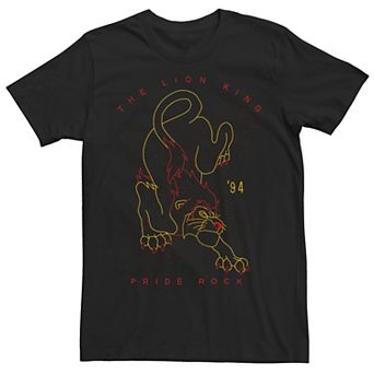 Disney's The Lion King Men's Pride Rock Crouching Simba Tee
