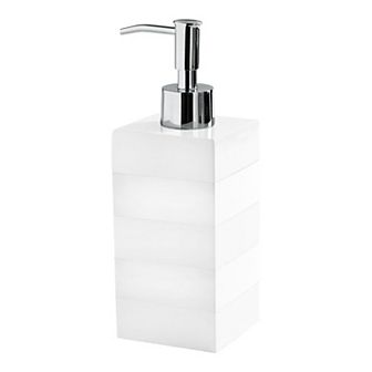 Cassadecor Lacquer Stripe White Bath Accessories