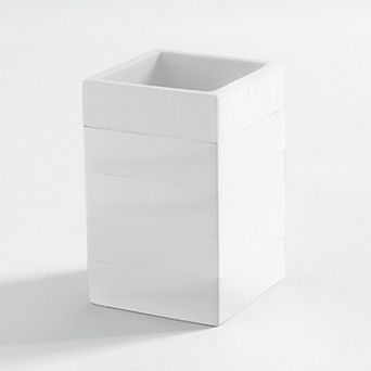 Cassadecor Lacquer Stripe White Tumbler