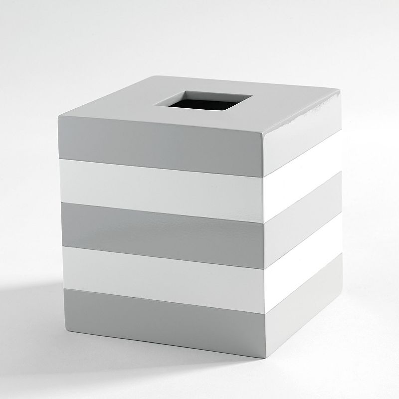 UPC 696445137700 product image for Cassadecor Lacquer Stripe Tissue Holder | upcitemdb.com