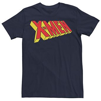 Men's Marvel X-Men Red Yellow Blue Classic Tee
