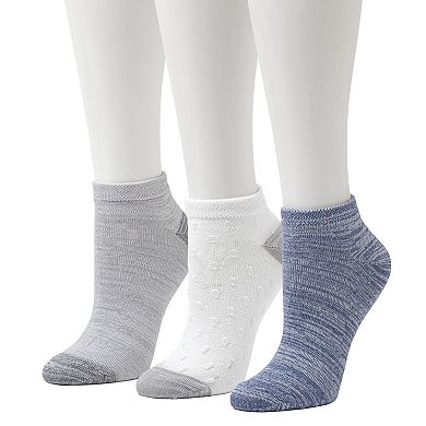Women's Cuddl Duds® Everyday 3-Pack Low Cut Socks