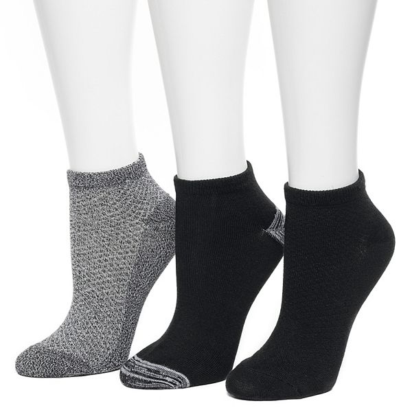 Women's Cuddl Duds® Everyday 3-Pack Low Cut Socks