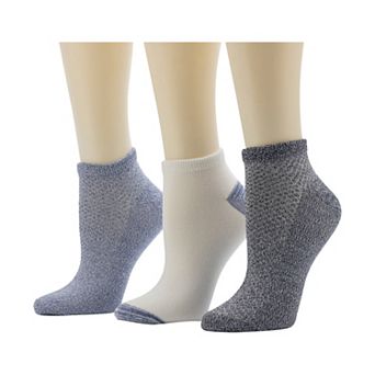 Women's Cuddl Duds® Everyday 3-Pack Low Cut Socks