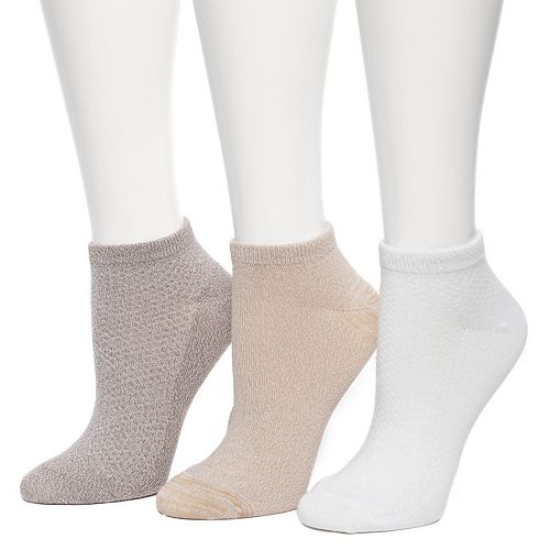 Women's Cuddl Duds® Everyday 3-pack Low Cut Socks