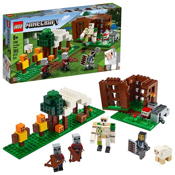 Lego Minecraft The Pillager Outpost Building Kit For Kids