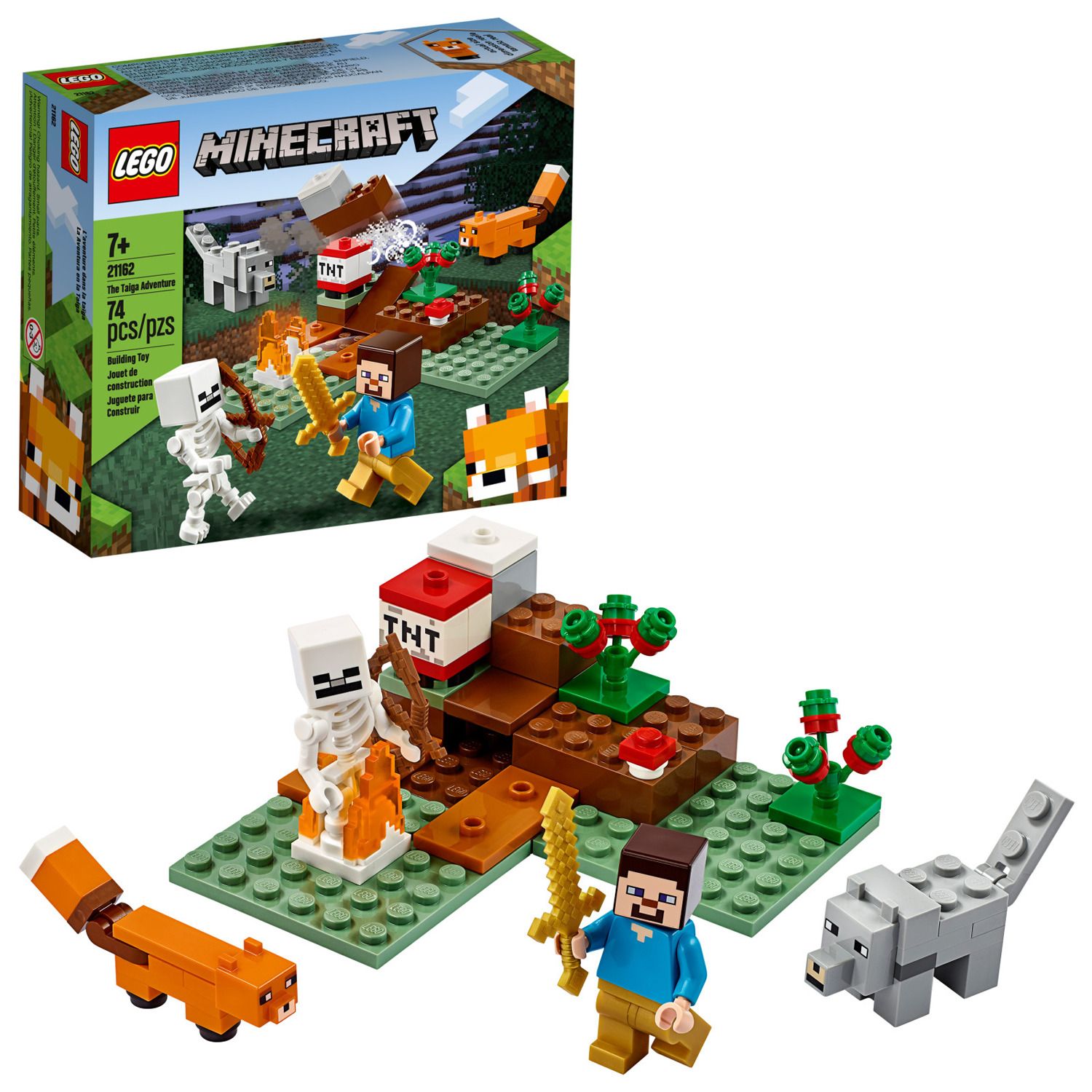 Image for LEGO Minecraft The Taiga Adventure 21162 Cool Set for Kids at Kohl's.