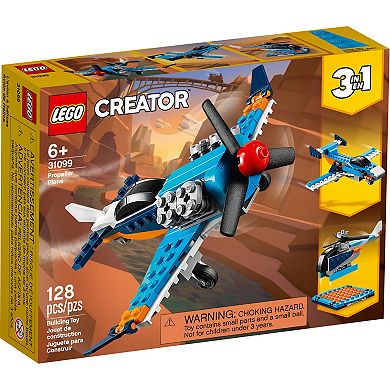 LEGO Creator 3-in-1 Propeller Plane 31099 Building Kit