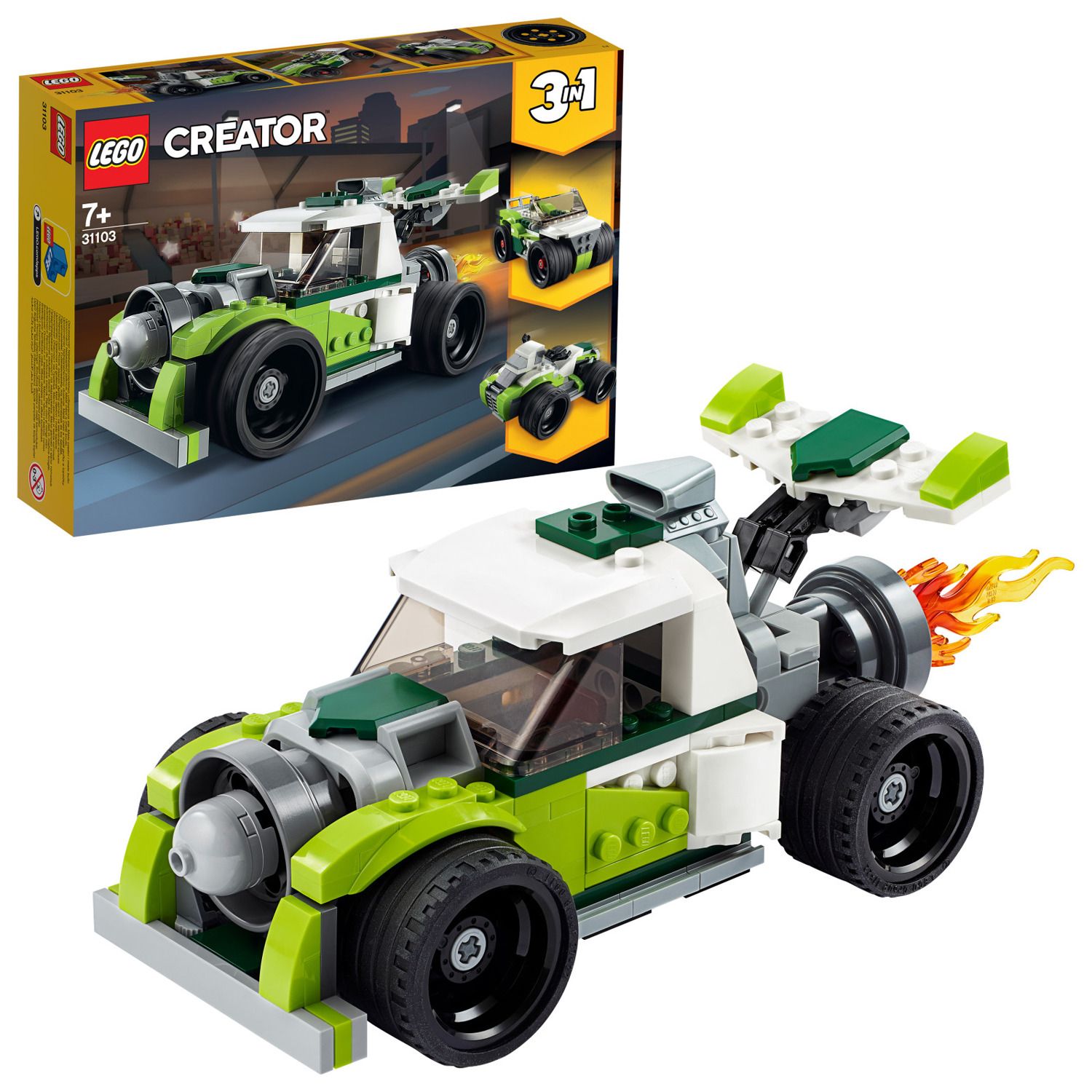 lego 3 in 1 race car