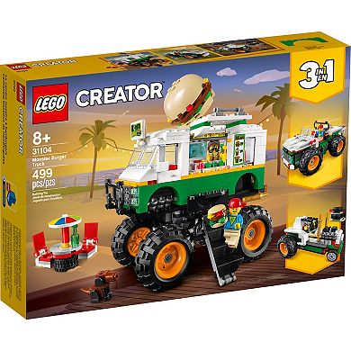 LEGO Creator 3in1 Monster Burger Truck 31104 Building Kit