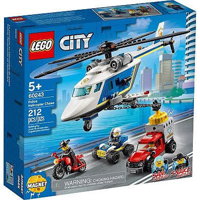LEGO City Police Helicopter Chase 60243 Building Kit