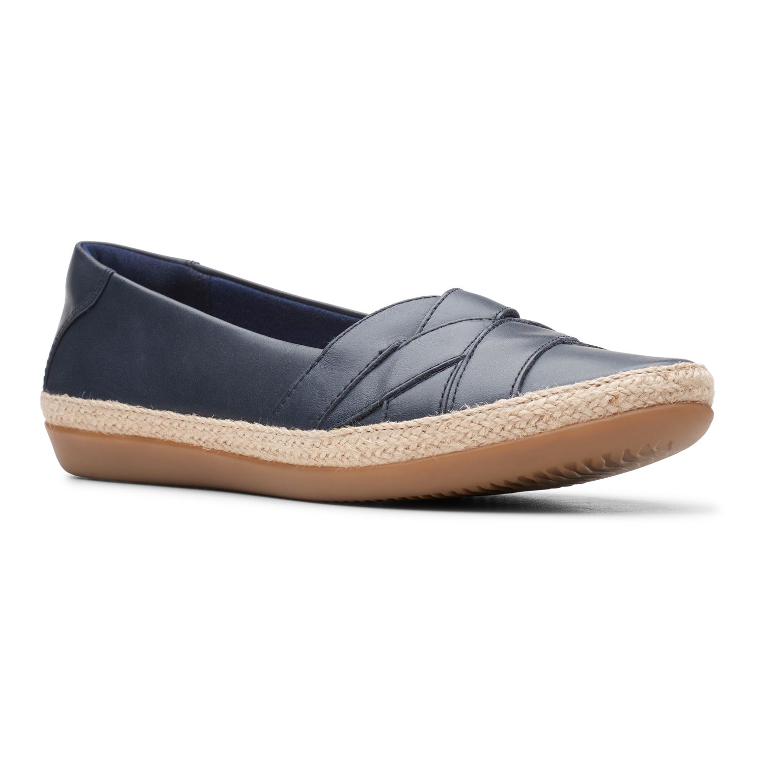 clarks suede flats