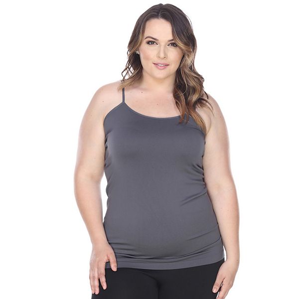 Plus Size White Mark Tank Top