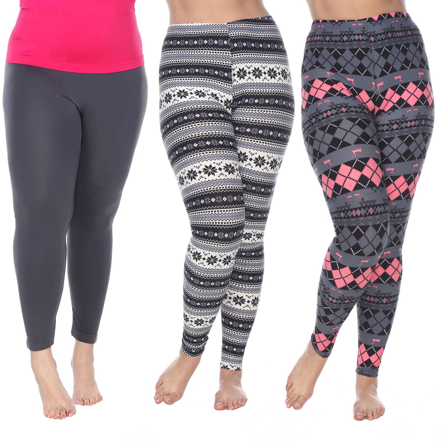 plus size printed leggings