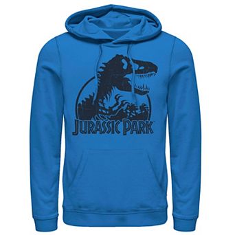 Men's Jurassic Park Classic T-Rex Skeleton Logo Graphic Hoodie