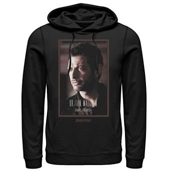 Men's Jurassic Park Dr. Ian Malcolm Chaos Theorist Graphic Hoodie