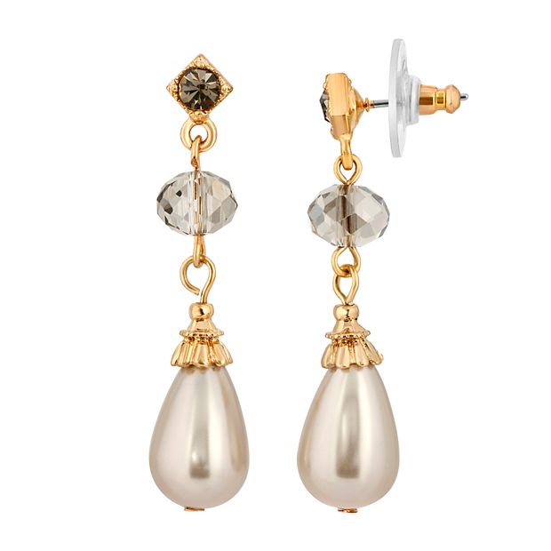 Costume on sale diamond earrings