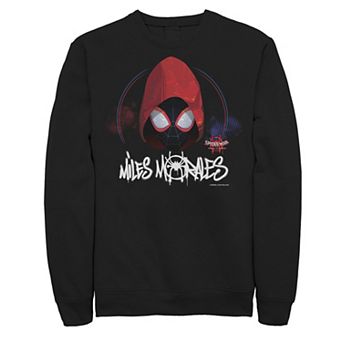 Men's Marvel Spiderverse Spider-Man Red Hood Graphic Fleece Pullover