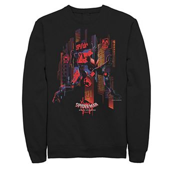 Men's Marvel Spiderverse Future Spider-Man Graphic Fleece Pullover