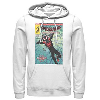 Men's Marvel Spiderverse Collectors Comic Cover Graphic Hoodie