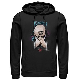 Men's Marvel Spider-Man: Into The Spider-Verse Kingpin Graffiti Graphic Hoodie