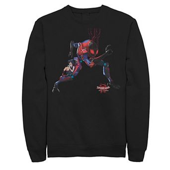 Men's Marvel Spider-Man Spiderverse Peni Robot Graphic Fleece Pullover