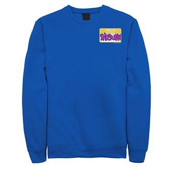 Men's Marvel Spider-Man Spiderverse Name Tag Graphic Fleece Pullover