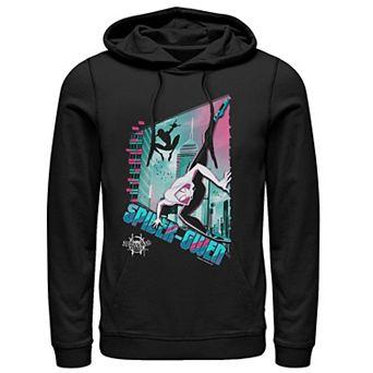 Men's Marvel Spiderverse Spider-Gwen City Pose Graphic Hoodie