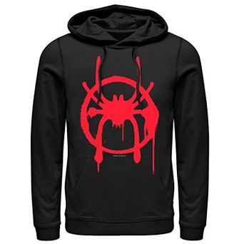 Men's Marvel Spiderverse Miles Symbol Tag Graphic Hoodie