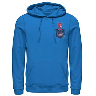 Men's Marvel Spiderverse Spider-Ham Pocket Graphic Hoodie